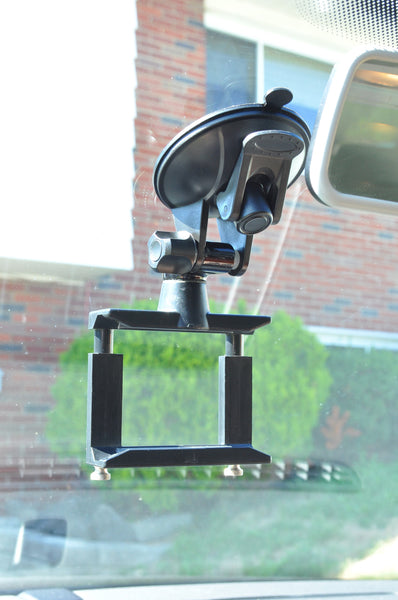 READYACTION - Window Suction Cup Mount for iPhone and Android Galaxy-Ships with FREE Bike Mount