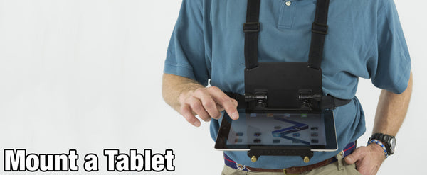 READYACTION Office - Tablet Chest Harness for iPad Air, 9.7, 10.5 Pro, iPad Mini, Surface Pro and Similar Tablets